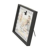 Photo Frame with Clip, Black, 5 in x 7 in