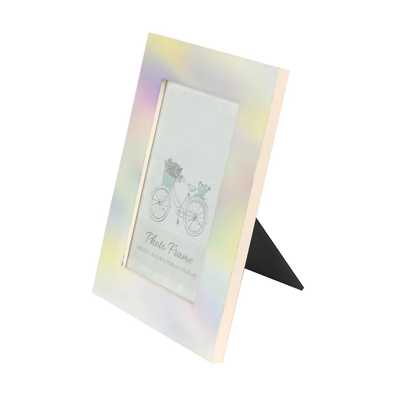Picture Frame, Lacquered Rainbow, 4 in x 6 in