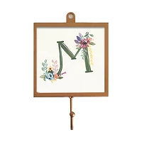 Floral Monogram Wall Hook