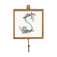 Floral Monogram Wall Hook