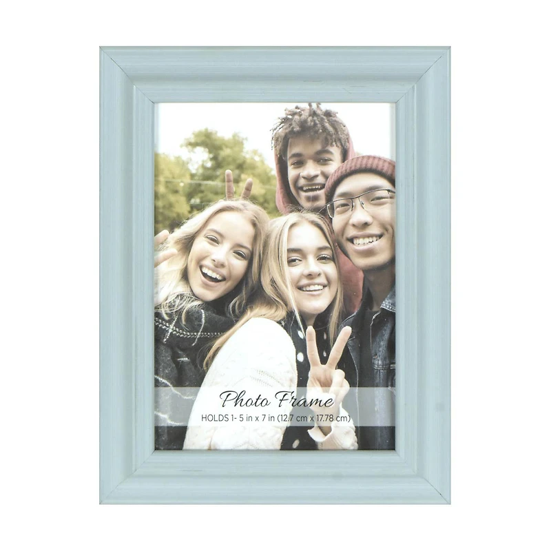 Picture Frame, Aqua, 5 in x 7 in