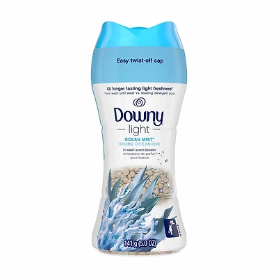 Downy Light In Wash Scent Booster Beads Ocean Mist, 5 oz