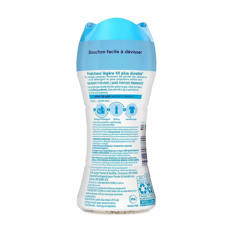 Downy Light In Wash Scent Booster Beads Ocean Mist, 5 oz