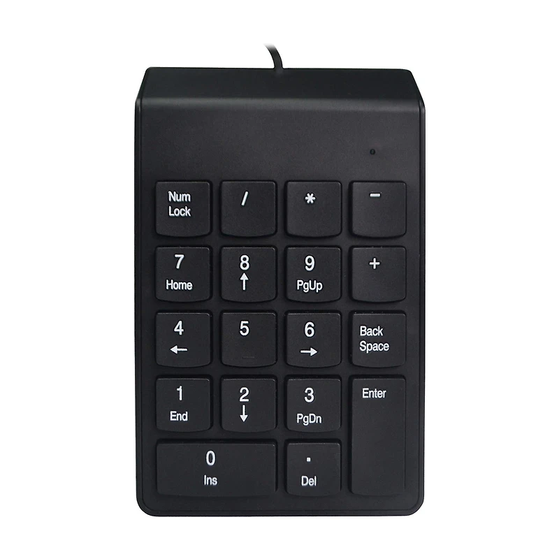 Wired Numbered Keypad, Black