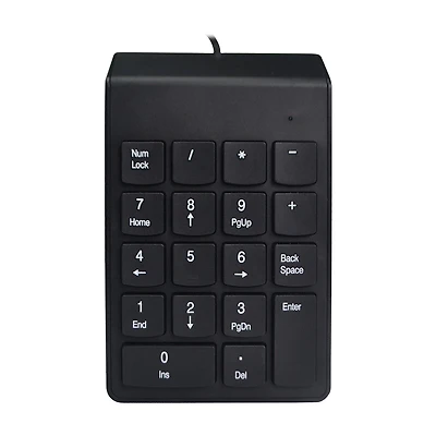 Wired Numbered Keypad, Black