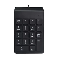 Wired Numbered Keypad, Black