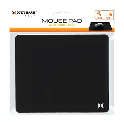 Mouse Pad with Rubberized Base