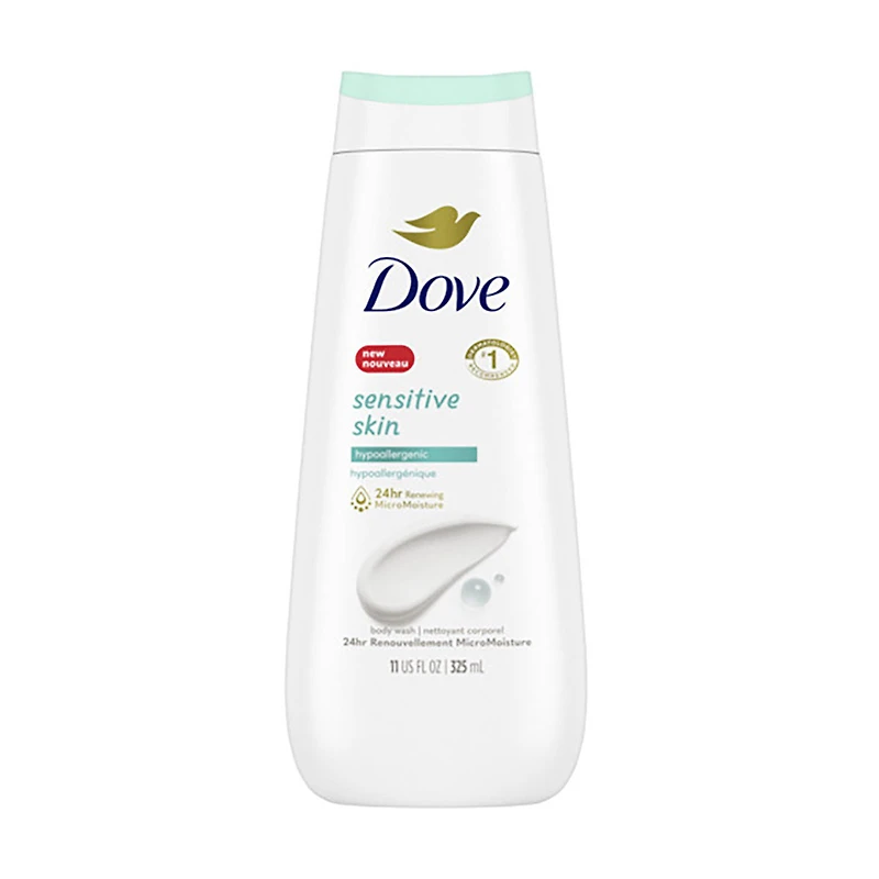 Dove Sensitive Skin Body Wash, 11 fl oz