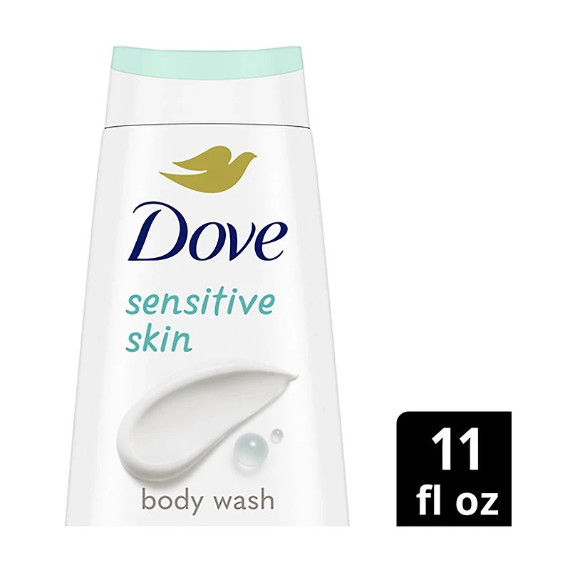 Dove Sensitive Skin Body Wash, 11 fl oz