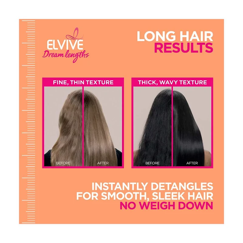 L'Oreal Paris Elvive Dream Lengths Super Detangler Conditioner, 12.6 fl oz