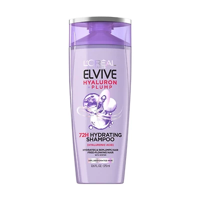 L'Oreal Paris Elvive Hyaluron Plump Hydrating Shampoo, 12.6 fl oz