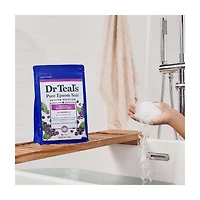 Dr Teal's Pure Epsom Salt Soak with Black Elderberry & Vitamin D, 3 lbs