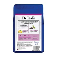 Dr Teal's Pure Epsom Salt Soak with Black Elderberry & Vitamin D, 3 lbs