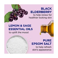 Dr Teal's Foaming Bath with Black Elderberry & Vitamin D, 34 fl oz.