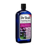 Dr Teal's Foaming Bath with Black Elderberry & Vitamin D, 34 fl oz.