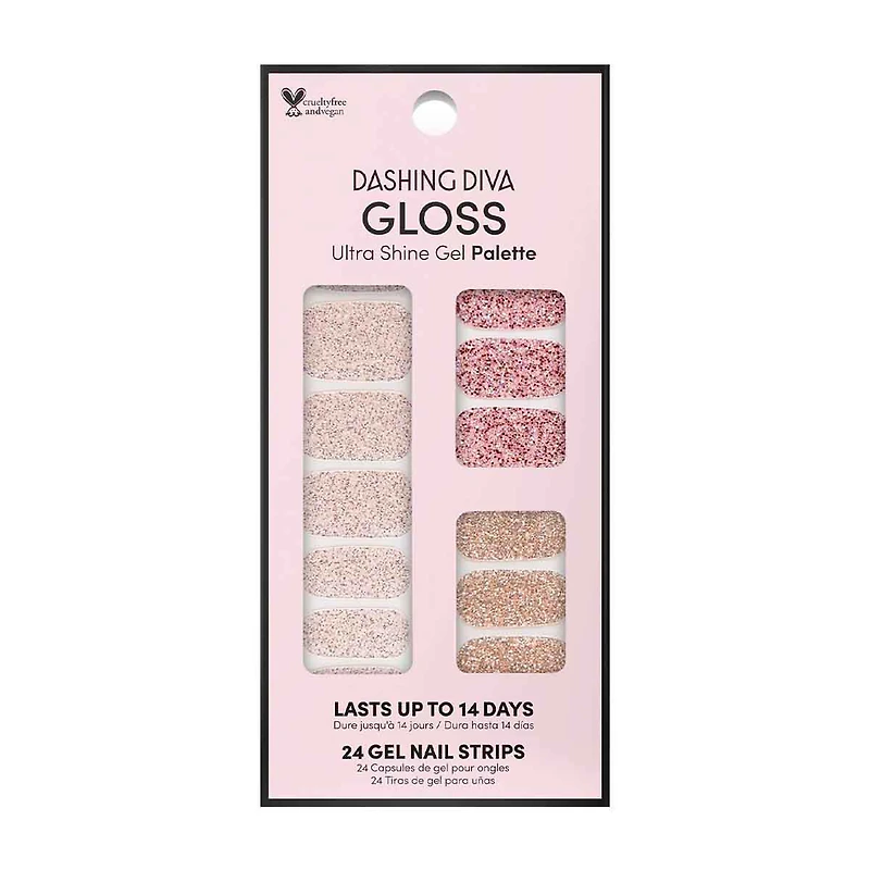 Dashing Diva Gloss Ultra Gel Shine Palette, Twirl Girl