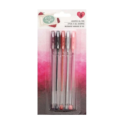 American Crafts Assorted Gel Pens, 5 pc