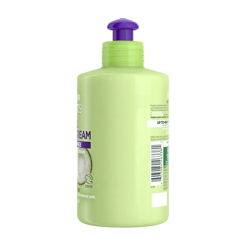 Garnier Fructis Curl Air Dry Cream - Plant Protein + Coconut Oil, 10.2 fl oz