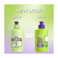 Garnier Fructis Curl Air Dry Cream - Plant Protein + Coconut Oil, 10.2 fl oz