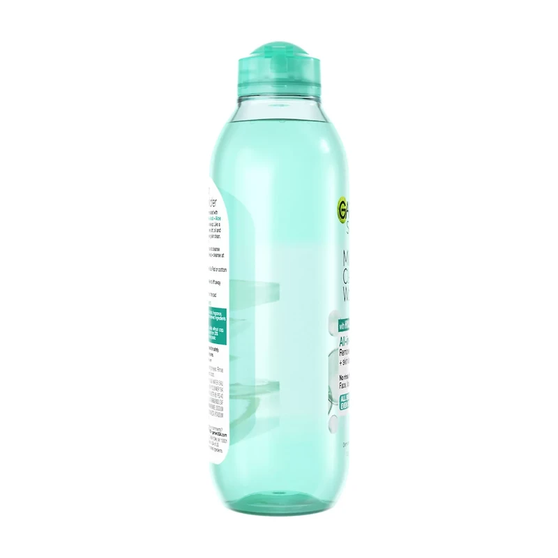 Garnier SkinActive Micellar Hyaluronic Acid Replumping Cleansing Water, 13.5 fl oz