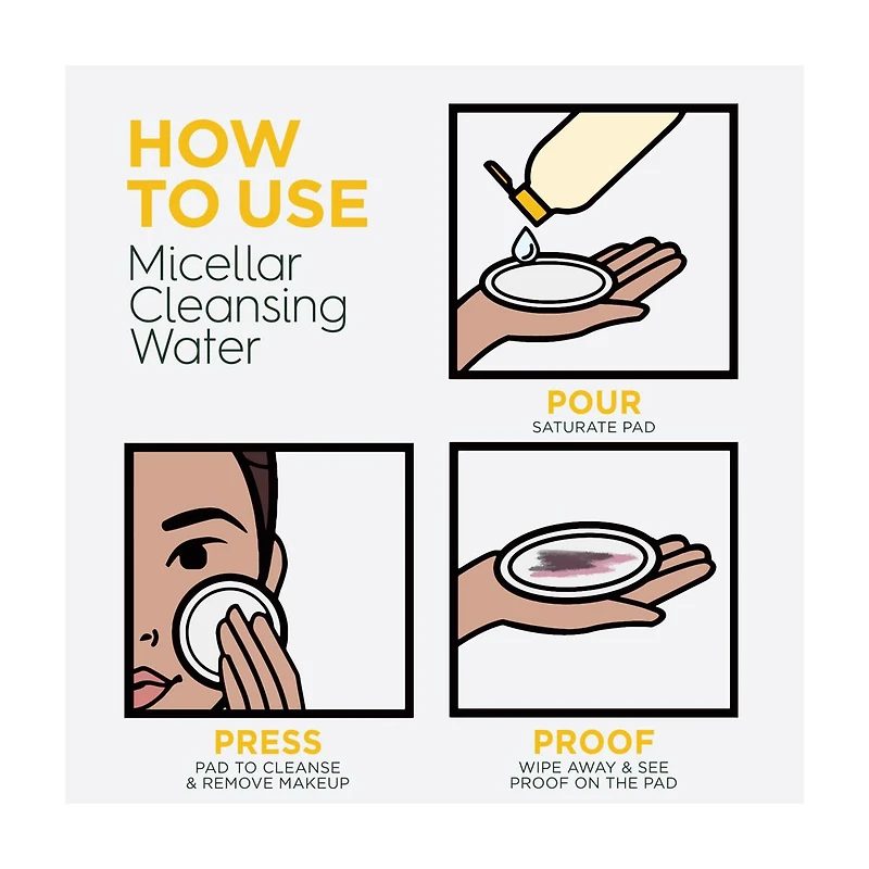 Garnier SkinActive Micellar Cleansing Water with Vitamin C, 13.5 fl oz