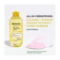Garnier SkinActive Micellar Cleansing Water with Vitamin C, 13.5 fl oz