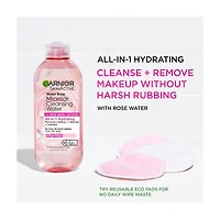 Garnier SkinActive Micellar Cleansing Water with Rose Water, 13.5 fl oz