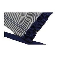 Cotton Woven Apron with Ruffle, 23 in x 39 in