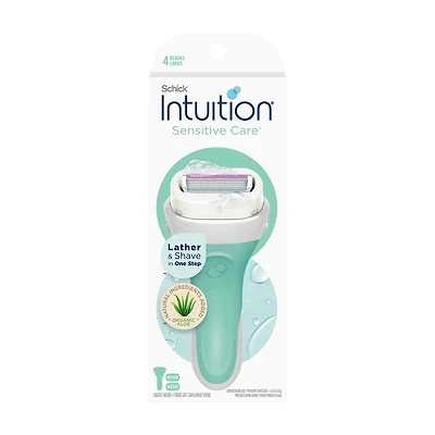 Schick Intuition Sensitive Care Women's Four Blade Razor