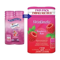 Skintimate Moisturizing Shave Gel, Raspberry Rain, 14 oz, 2 pk