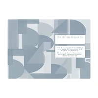 Hardcover Guided Five Year Goal Keeping Journal, 128 Pages