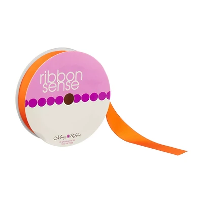 Ribbon Sense Satin Orange Morex Ribbon, 5/8 in