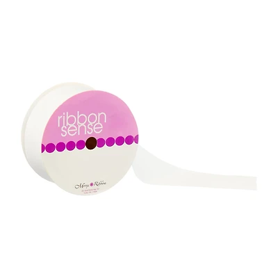 Ribbon Sense Satin White Morex Ribbon, 1.5 in