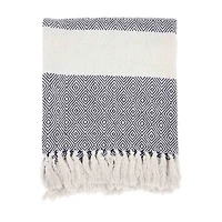 Decorative Diamond Throw, 50 in x 60 in