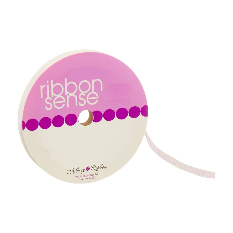 Ribbon Sense Sheer Pink Ribbon, 1/4 in