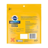 Pedigree DentaStix Chewy Chunx Chicken Flavored Dental Treats, Large Dogs 4 oz