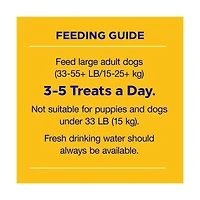 Pedigree DentaStix Chewy Chunx Chicken Flavored Dental Treats, Large Dogs 4 oz