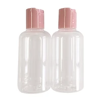 Beauty Plastic Travel Bottles, Pink