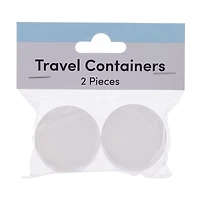 Beauty Plastic Travel Containers, White