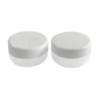 Beauty Plastic Travel Containers, White