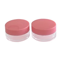Beauty Plastic Travel Containers, Pink