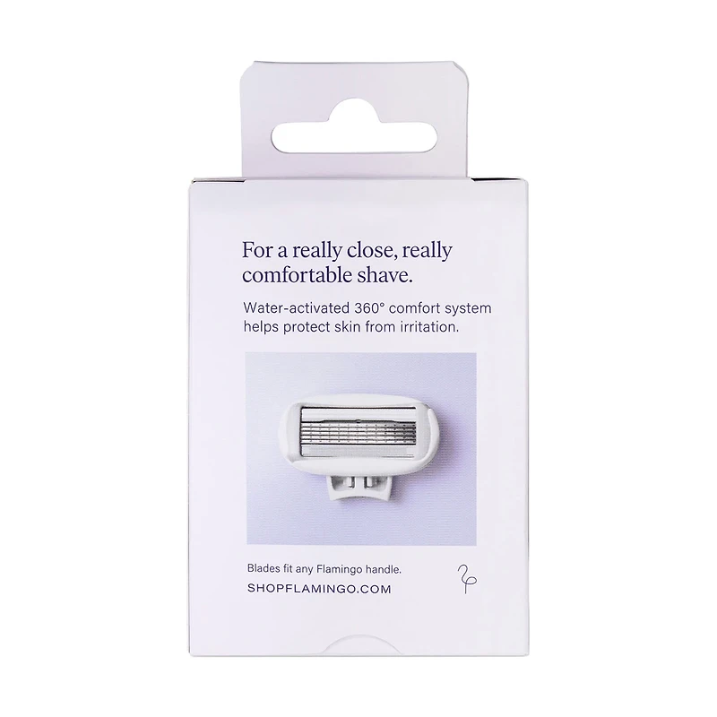 Flamingo 5 Blade Refill Cartridges, 4 ct
