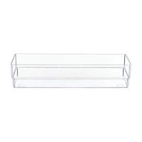 Clear Organizer Bin, 8 in x 2.9 in