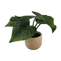 Faux Greenery in Plastic Pot