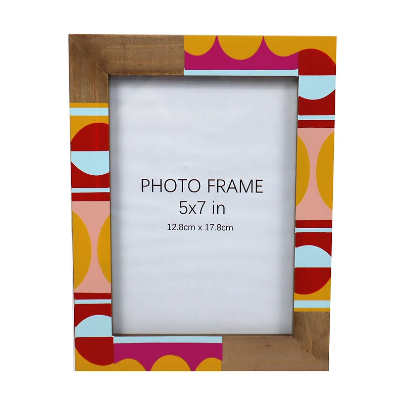 Decorative Wooden Photo Frame, 5 in x 7 in