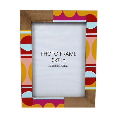 Decorative Wooden Photo Frame, 5 in x 7 in