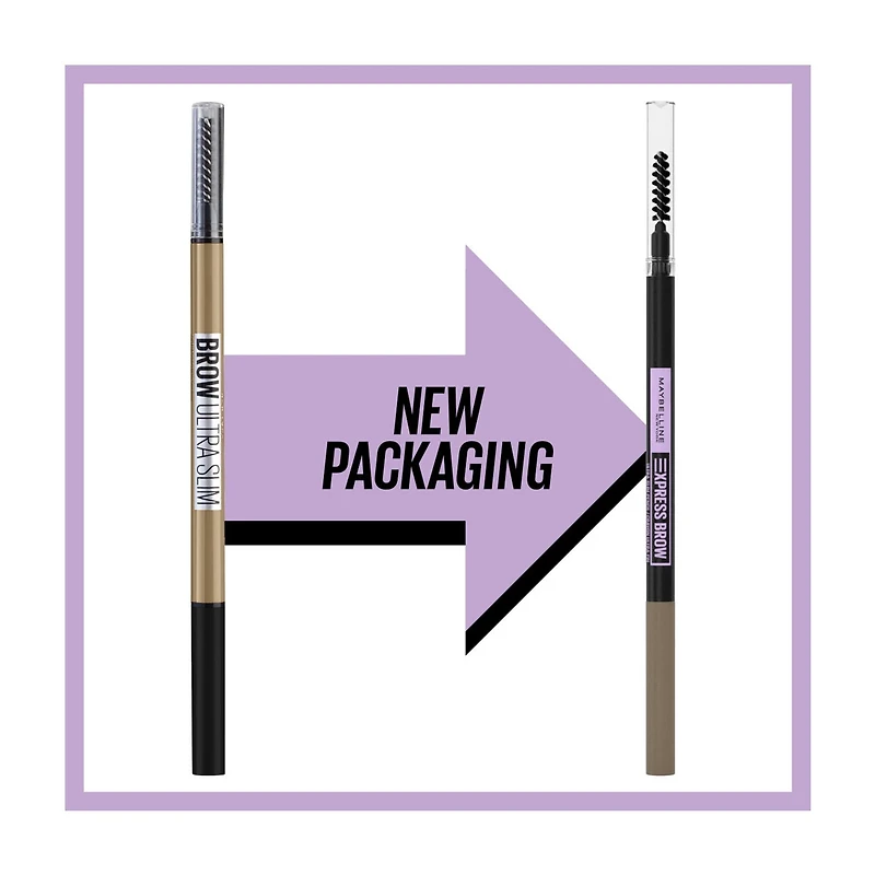 Maybelline Express Brow Express Ultra Slim Pencil, Deep Brown