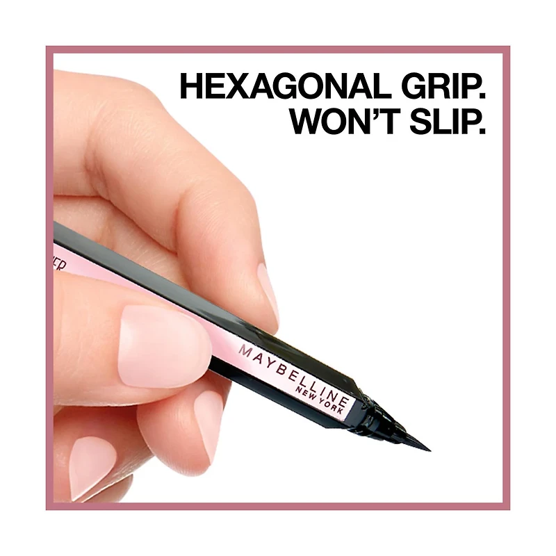 Maybelline Hyper Easy Brush Tip Liner - Pitch Black, 0.02 fl oz