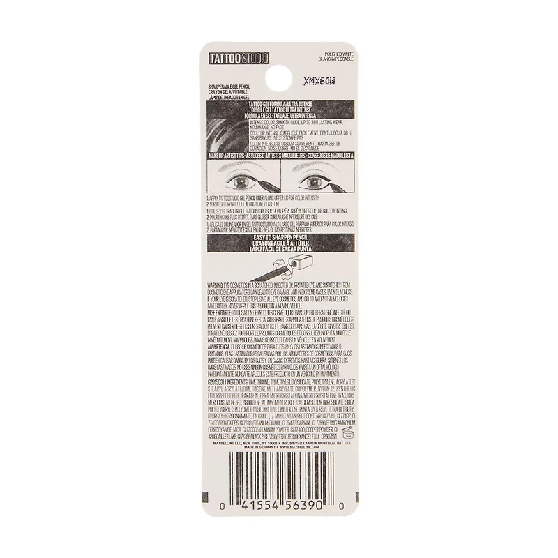 Maybelline Waterproof Eyeliner, Polished White