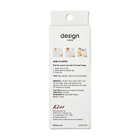 KISS Ready-To-Wear Instant Style Design Nails - Medium Length, 24 ct